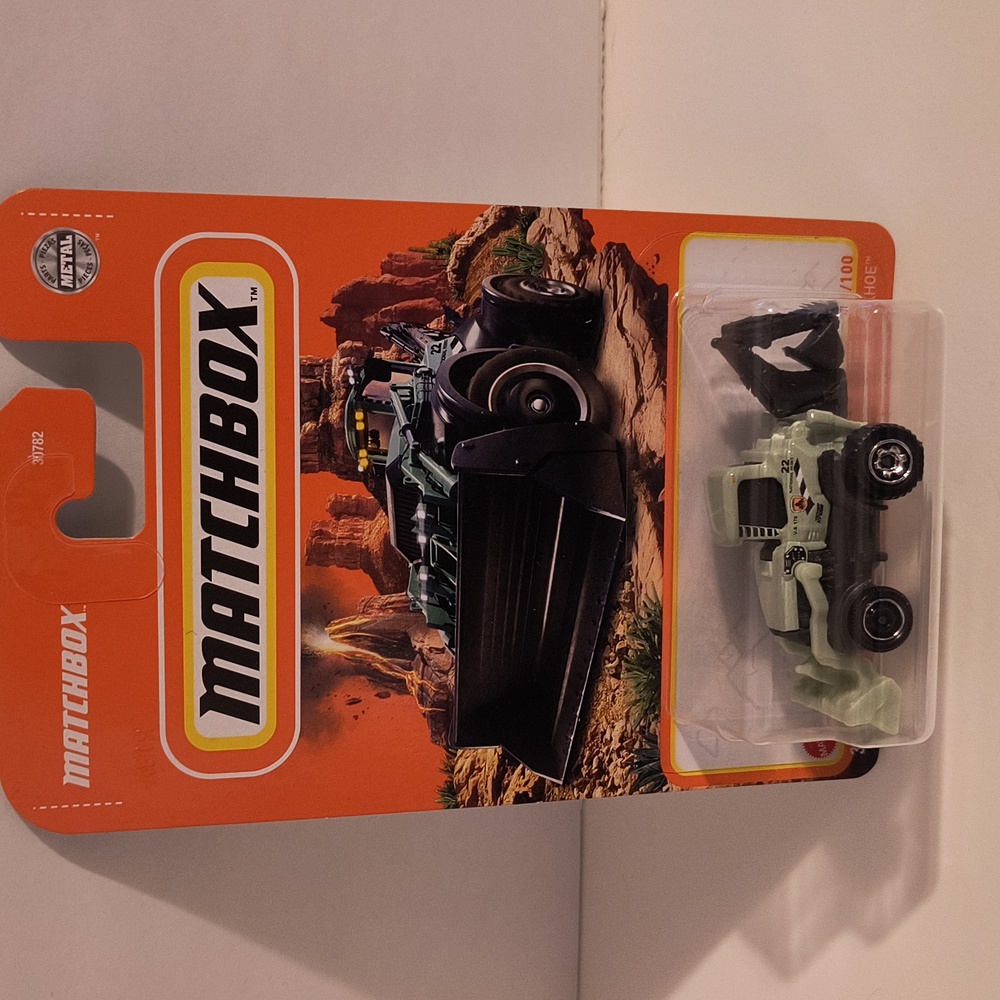 D1 Matchbox MBX Backhoe  with shipping protector